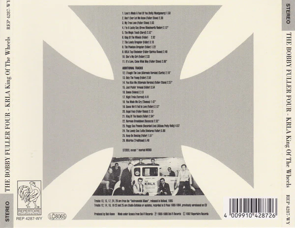The Bobby Fuller Four - KRLA King Of The Wheels Plus 15 Bonus Tracks (CD) - Image 2
