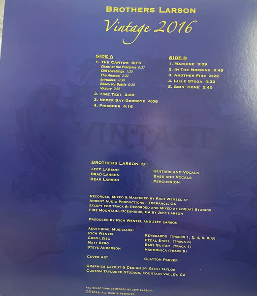 The Brothers Larson - Vintage 2016 (Vinyl) - Image 5