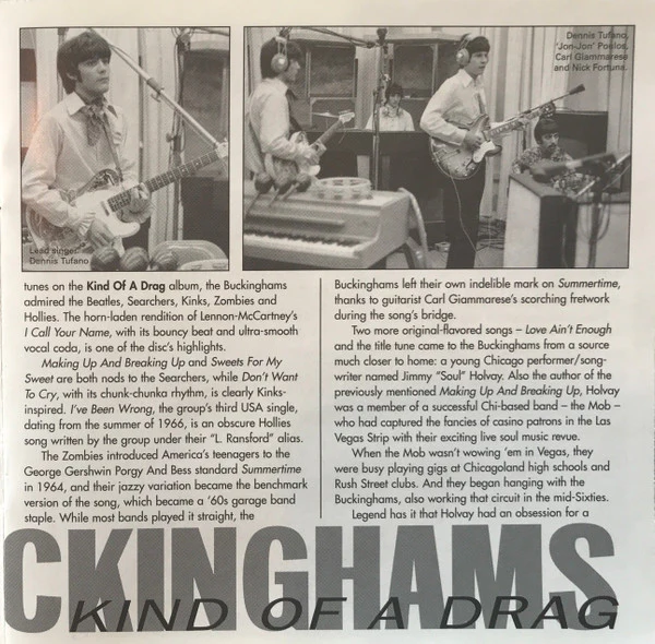 The Buckinghams - Kind Of A Drag (CD) - Image 4