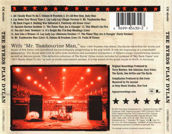 The Byrds - The Byrds Play Dylan (CD) - Image 2