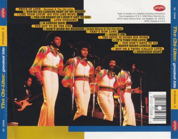 The Chi-Lites - Greatest Hits Volume 2 (CD) - Image 2