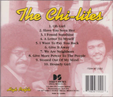 The Chi-Lites - The Chi-Lites (CD) - Image 3