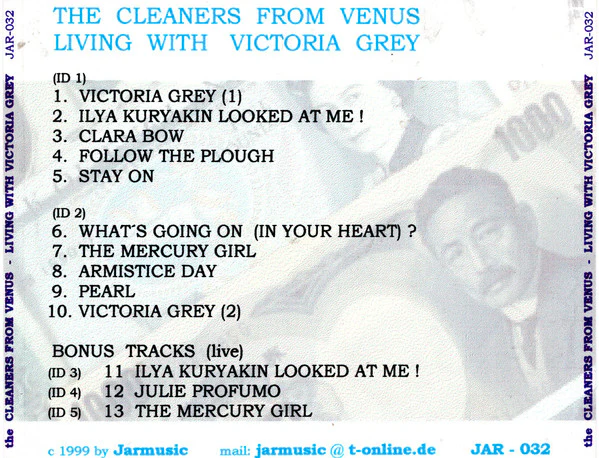 The Cleaners From Venus* - Living With Victoria Grey (CDr, Album, Ltd, Num, RE) - Image 3