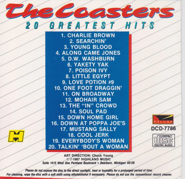 The Coasters - 20 Greatest Hits (CD) - Image 2