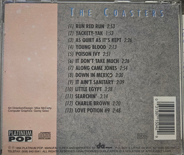 The Coasters - Platinum Pop "Best Of" Series Presents The Coasters (CD) - Image 2