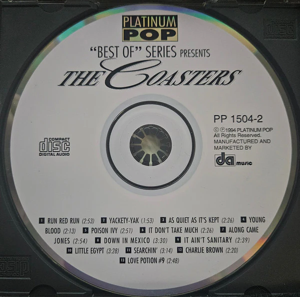 The Coasters - Platinum Pop "Best Of" Series Presents The Coasters (CD) - Image 3