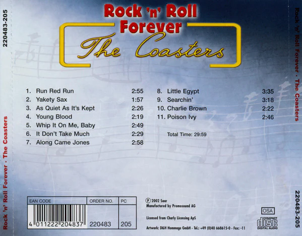 The Coasters - Rock 'N' Roll Forever (CD) - Image 2
