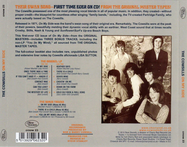 The Cowsills - On My Side (CD) - Image 5
