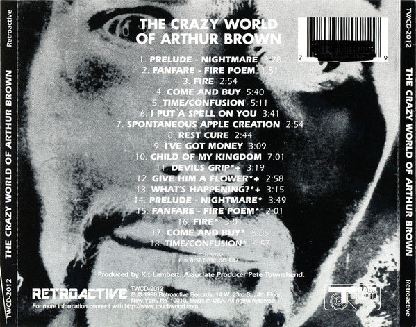 The Crazy World Of Arthur Brown - The Crazy World Of Arthur Brown (CD) - Image 2