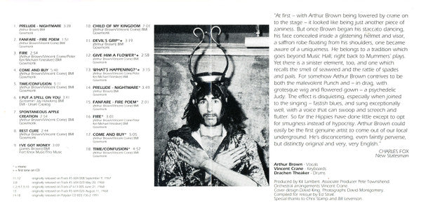 The Crazy World Of Arthur Brown - The Crazy World Of Arthur Brown (CD) - Image 4