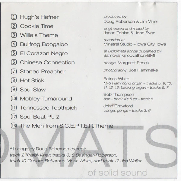 The Diplomats Of Solid Sound - Instrumental Action Soul (CD) - Image 4