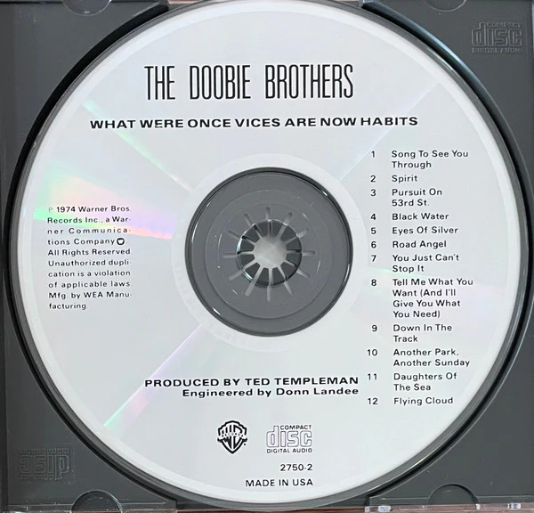 The Doobie Brothers - What Were Once Vices Are Now Habits (CD) - Image 4