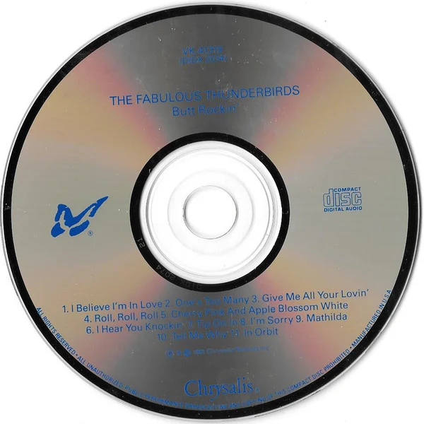 The Fabulous Thunderbirds - Butt Rockin' (CD) - Image 4