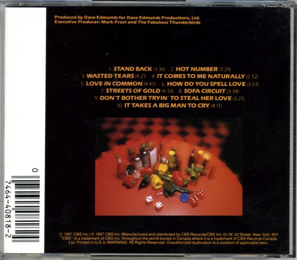 The Fabulous Thunderbirds - Hot Number (CD) - Image 2