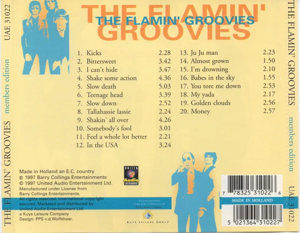 The Flamin' Groovies - The Flamin' Groovies (CD) - Image 3