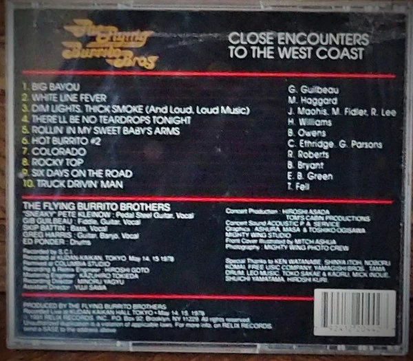 The Flying Burrito Bros - Close Encounters To The West Coast (CD) - Image 2