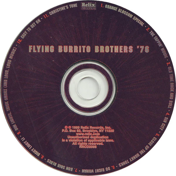 The Flying Burrito Bros - Flying Burrito Brothers 76-The Bicentennial Burritos (CD) - Image 5