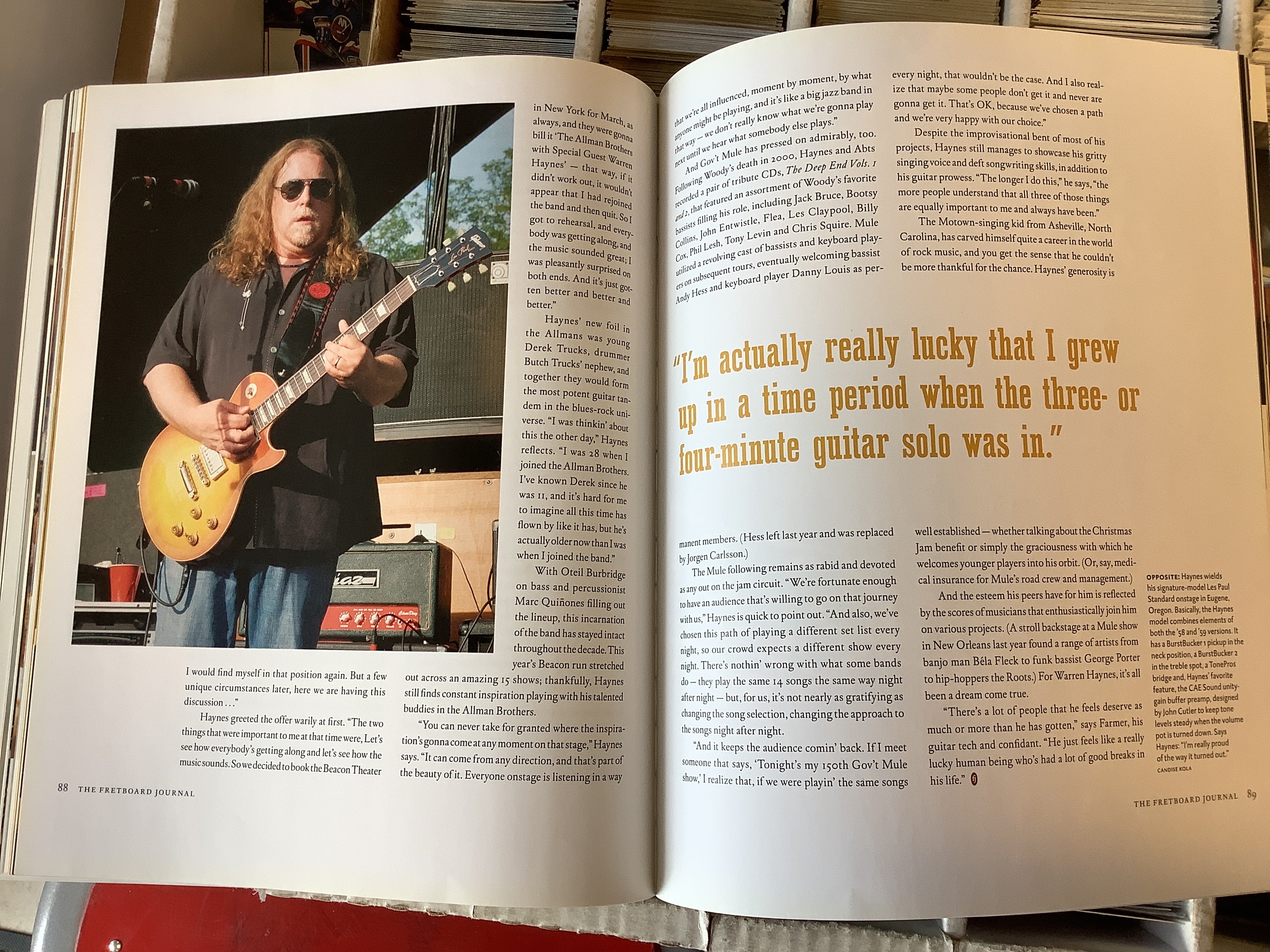 The Fretboard Journal - Warren Haynes - Number 14, Summer 2009 (magazine) - Image 5