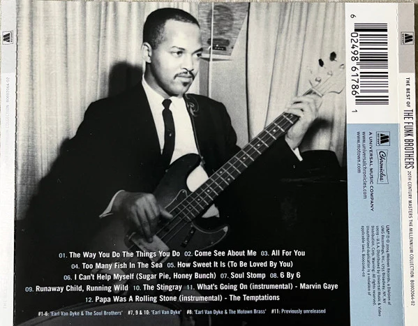 The Funk Brothers - The Best Of The Funk Brothers (CD) - Image 2