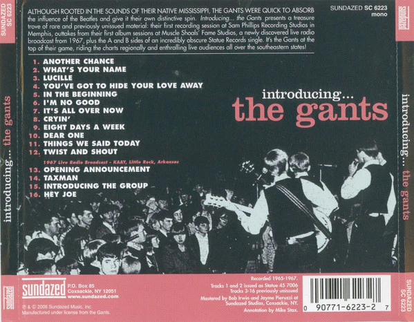 The Gants - Introducing... (CD) - Image 2