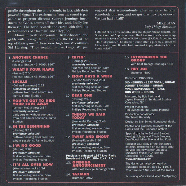 The Gants - Introducing... (CD) - Image 3