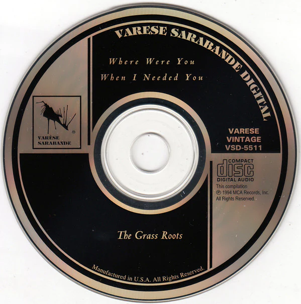 The Grass Roots - Where Were You When I Needed You (CD) - Image 3