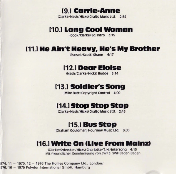 The Hollies - 20 Years (CD) - Image 5