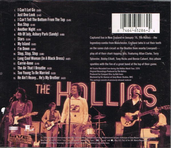 The Hollies - Hollies Live (CD) - Image 2