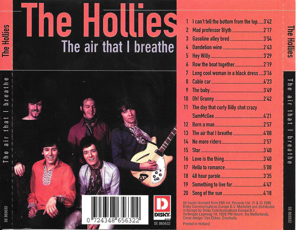 The Hollies - The Air That I Breathe (CD) - Image 2