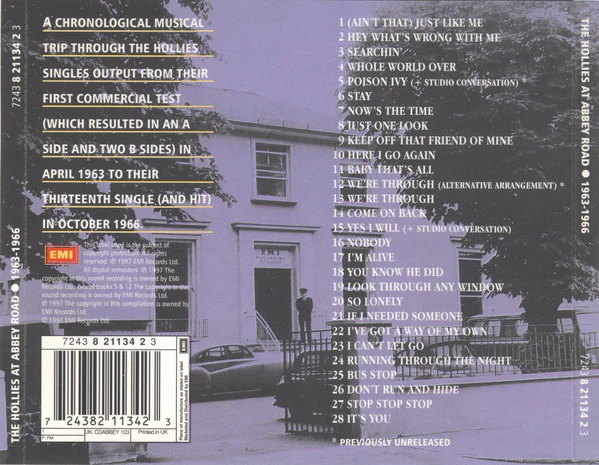 The Hollies - The Hollies At Abbey Road 1963-1966 (CD) - Image 2