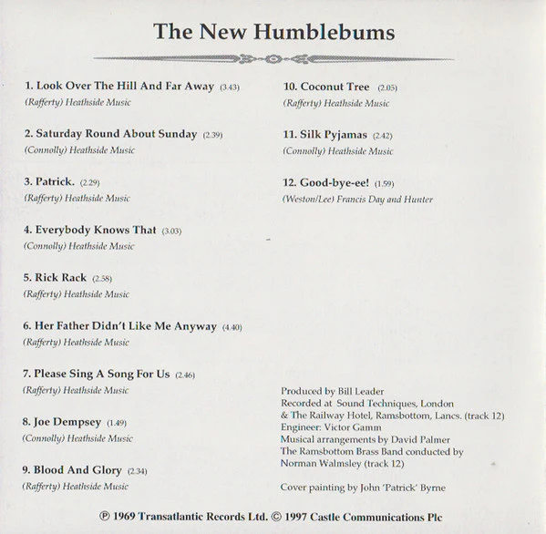 The Humblebums - The New Humblebums - Open Up The Door (CD) - Image 4