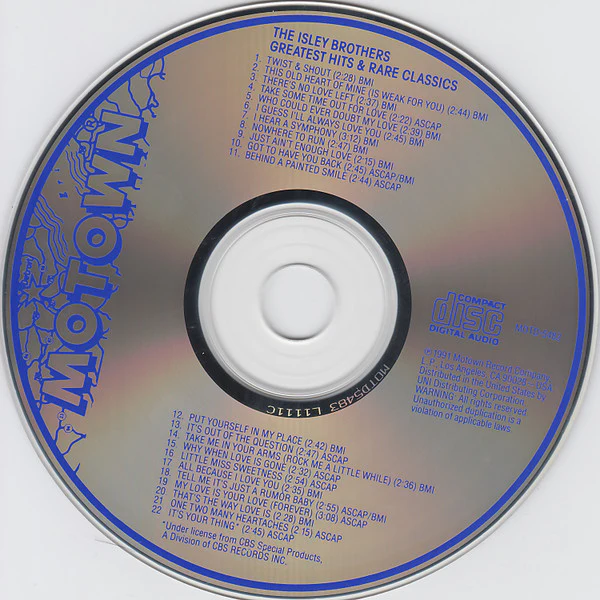 The Isley Brothers - Greatest Hits And Rare Classics (CD) - Image 3
