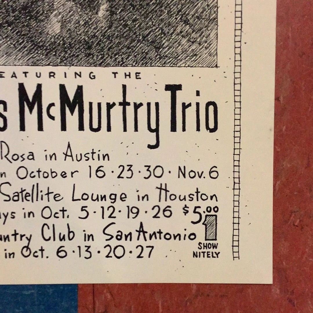 The James McMurtry Trio "Lone Star Fire Drill" (Poster) - Image 4