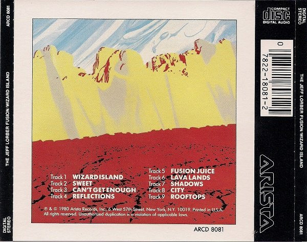 The Jeff Lorber Fusion - Wizard Island (CD) - Image 2