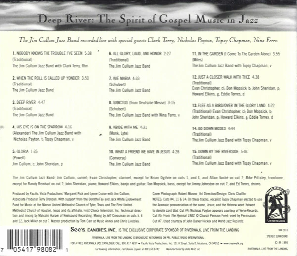 The Jim Cullum Jazz Band - Deep River: The Spirit of Gospel Music in Jazz (CD) - Image 2