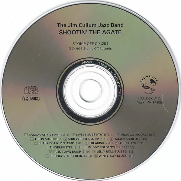 The Jim Cullum Jazz Band - Shootin' The Agate - The Music Of Jelly Roll Morton (CD) - Image 3