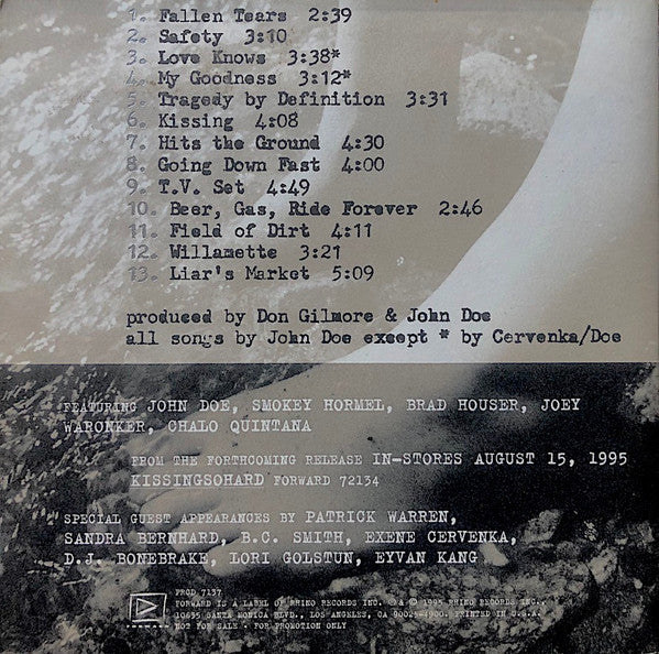 The John Doe Thing - Kissingsohard (CD) - Image 2