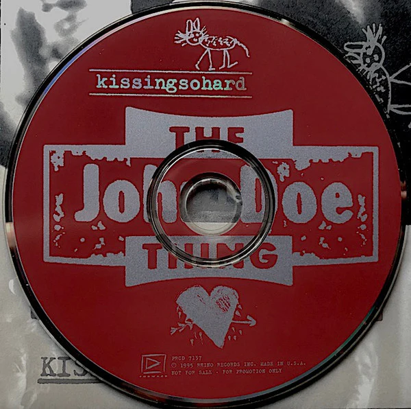 The John Doe Thing - Kissingsohard (CD) - Image 3