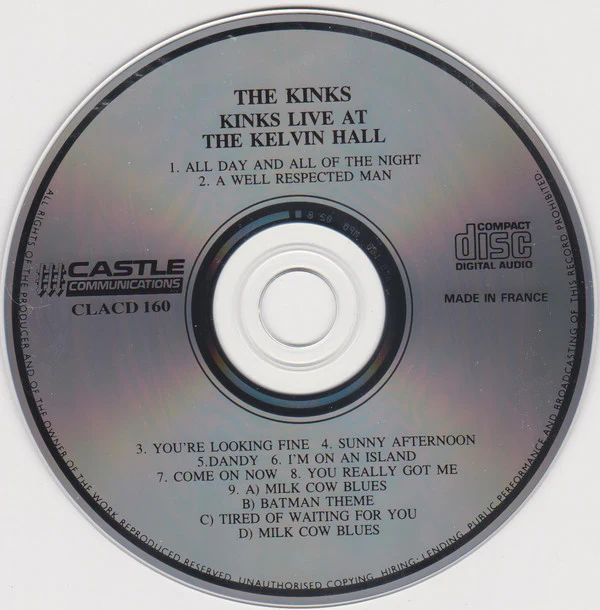 The Kinks - Live At Kelvin Hall (CD) - Image 5