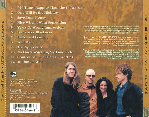 The Loud Family - Attractive Nuisance (CD) - Image 2