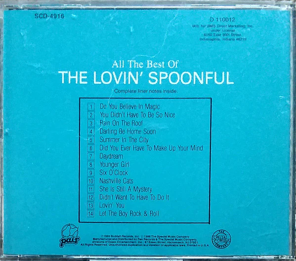 The Lovin' Spoonful - All The Best Of The Lovin' Spoonful (CD) - Image 2