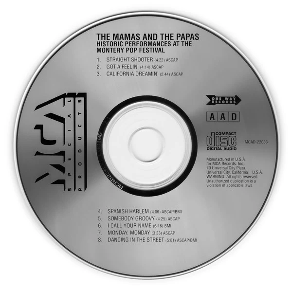 The Mamas & The Papas - Historic Performances Recorded At The Monterey International Pop Festival (CD) - Image 3