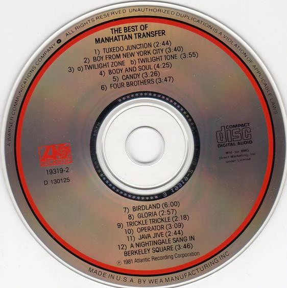 The Manhattan Transfer - The Best Of The Manhattan Transfer (CD) - Image 4