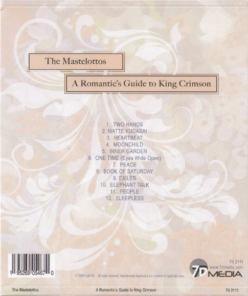 The Mastelottos - A Romantic's Guide To King Crimson (CD) - Image 4
