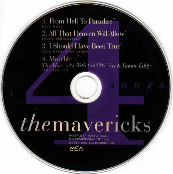 The Mavericks - 4 Songs (CD) - Image 3