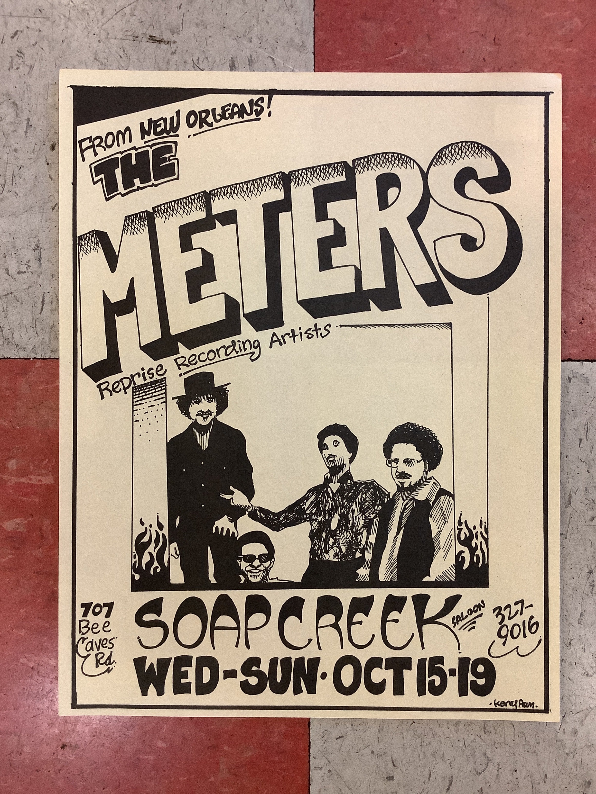 The Meters at Soap Creek Saloon (Poster)