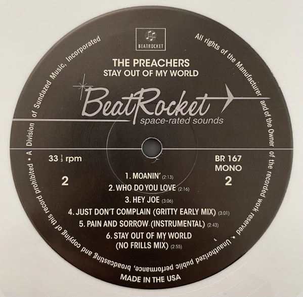 The Preachers  - Stay Out Of My World (Vinyl) - Image 3