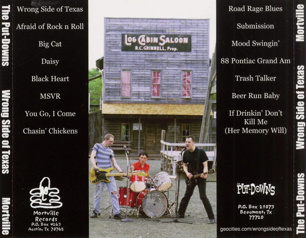 The Put-Downs - Wrong Side Of Texas (CD) - Image 2