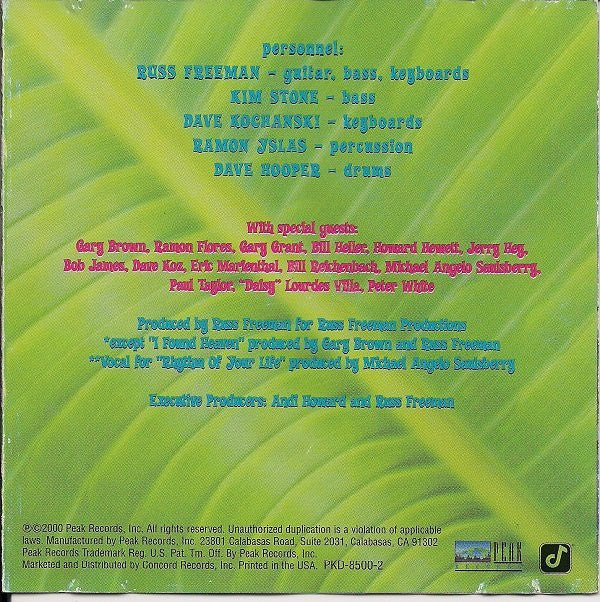 The Rippingtons Featuring Russ Freeman  - Life In The Tropics (CD) - Image 3