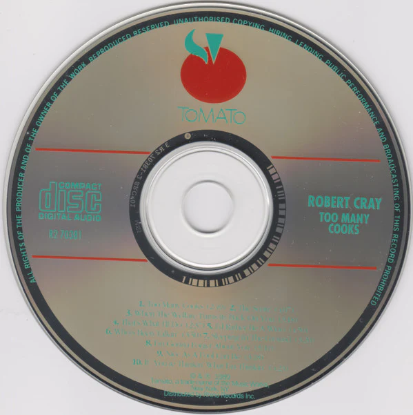 The Robert Cray Band - Too Many Cooks (CD) - Image 3
